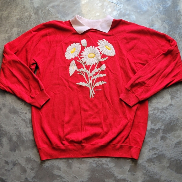 Vintage Tops - Vintage Daisy Sweatshirt